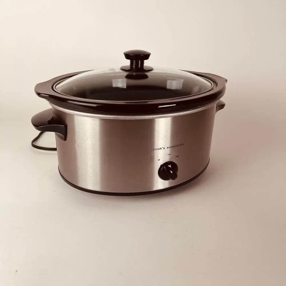 Cook's Essentials 5 qt. Slow Cooker Stainless Steel